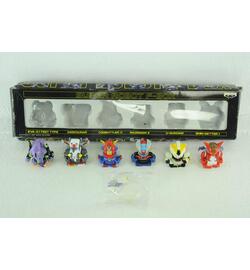 Banpresto Super Robot Wars F-Box 6 Finger Toy Trading Collection Figure Set