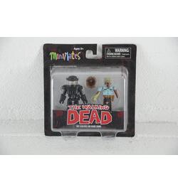 Walking Dead Mini Series 3 Riot Gear Rick and Guard Zombie