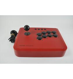 Elecom PS3 USB Arcade Stick 10 button fire featured Red