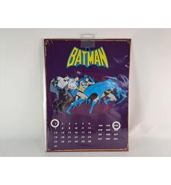 Vintage Batman Transformation Reusable Metal Calendar