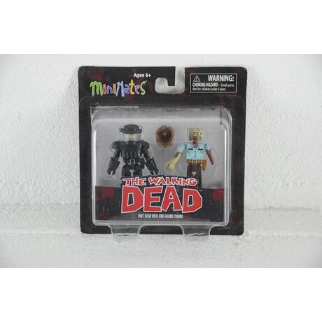 Walking Dead Mini Series 3 Riot Gear Rick and Guard Zombie