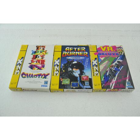 Chaotix / After Burner Complete / Virtua Racing Deluxe - Japanese