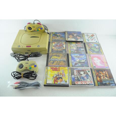 Sega Saturn Console w/ 12 Games - Japanese