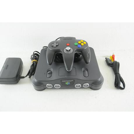 Nintendo 64 Standard Charcoal Console - Japanese