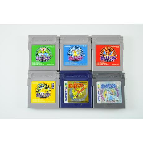 Gameboy Pokemon Set 6 Pieces Japanese
