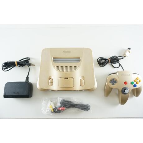 Nintendo 64 Limited Gold Edition Console Japan