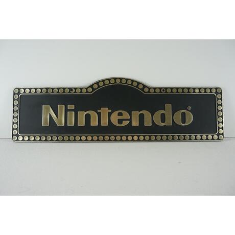Nintendo Gold Sign Original from the 80,s