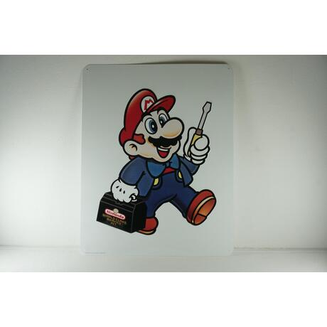 Nintendo World Class Service Mario Advertising Sign Display MINT