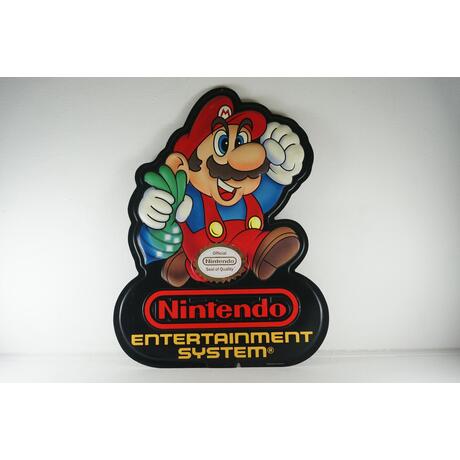 Super Mario Double sided Sign Wall Art Man Cave