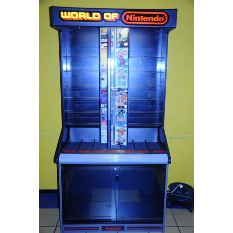 World Of Nintendo Store Cabinet With Rotating Display For Shipping Ask First