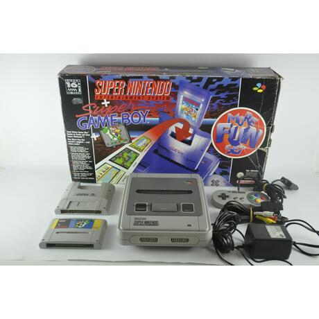 Super Nintendo More Fun Set Console Boxed