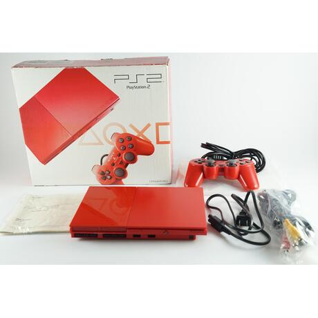 Playstation 2 Slim Red Console Boxed Japan