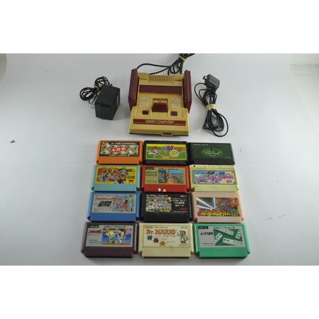 Famicom Console With 12 Games