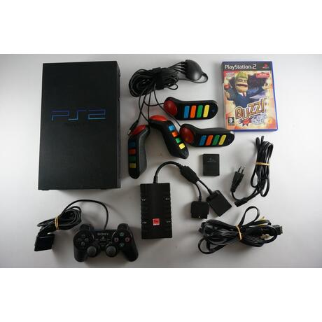 Sony Playstation 2 Console With Buzz Set