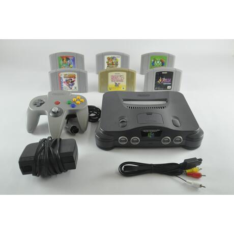 Nintendo 64 Console With 6 Games JPN