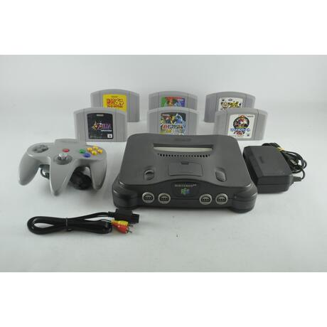 Nintendo 64 Console With 6 Games