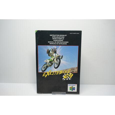 Excitebike 64 Instruction Booklet NEUS