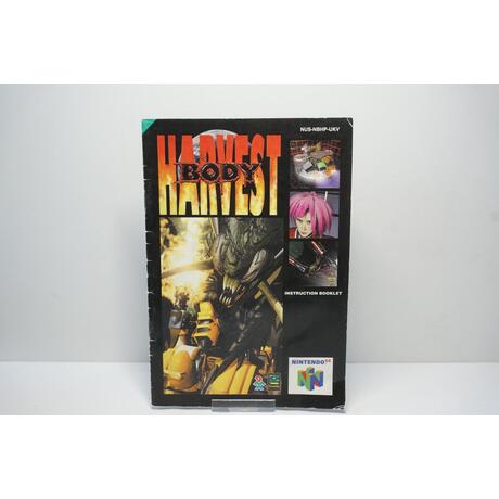 Body Harvest Instruction Manual UKV