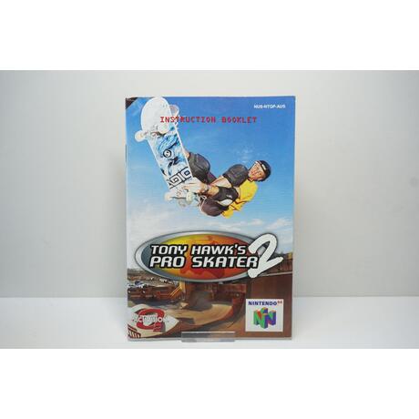 Tony Hawk's Pro Skater 2 Instruction Booklet AUS