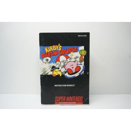 Kirby's Dream Course Manual USA