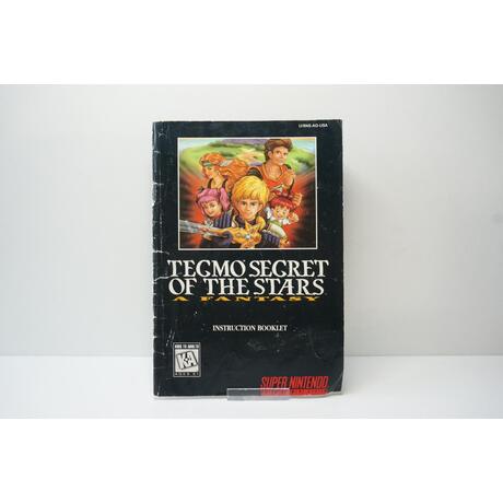 Tecmo Secret of the Stars Manual USA