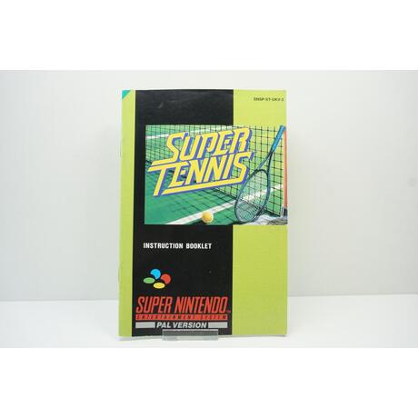 Super Tennis Manual UKV-2