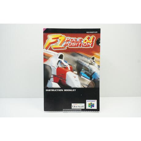 F1 Pole Position 64 Manual EUR