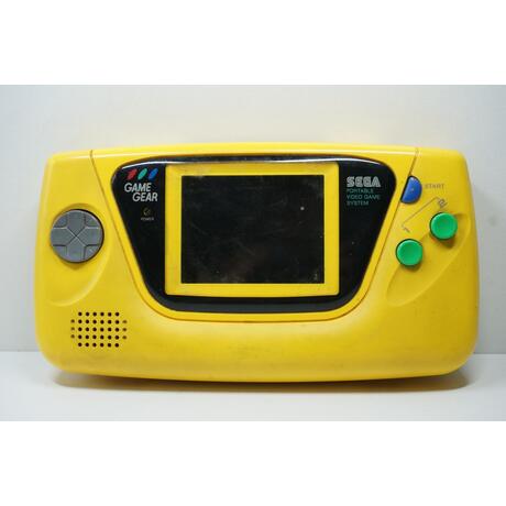 Sega Game Gear Console Yellow - Defect, for parts only