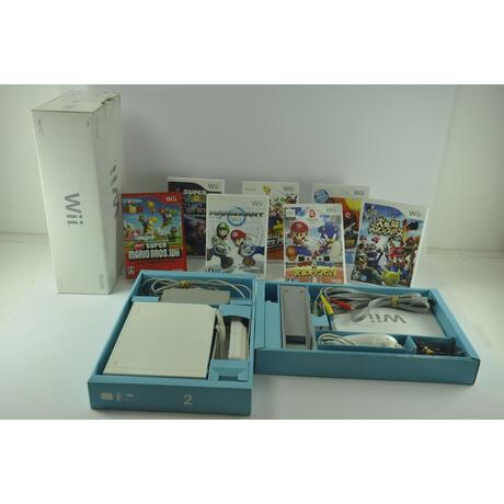 Nintendo Wii Console White (7 Games) JPN