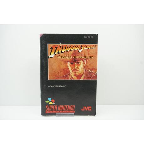 Indiana Jones' Greatest Adventures Manual EUR