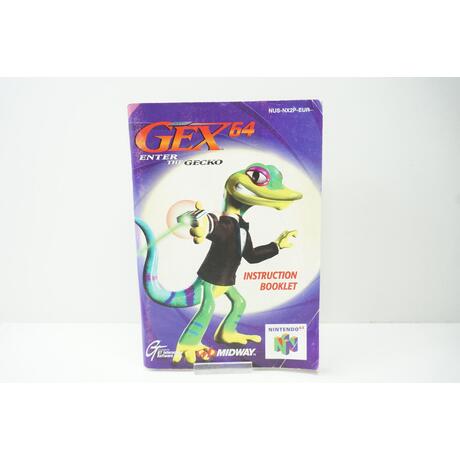 Gex 64: Enter the Gecko Manual EUR