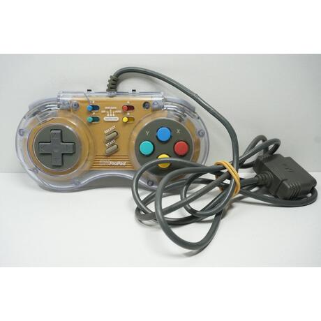 SN ProPad for SNES Clear Gold