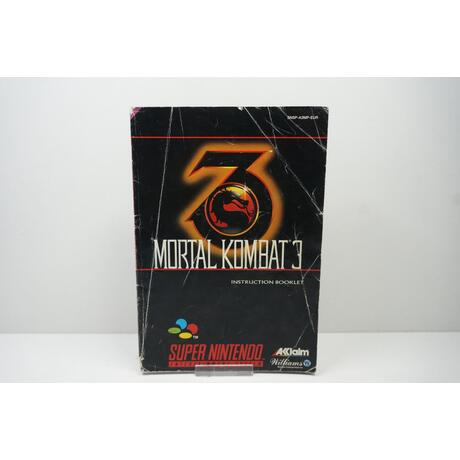 Mortal Kombat 3 Manual EUR