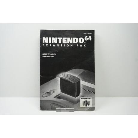 Nintendo 64 Expension Pak Manual FAH