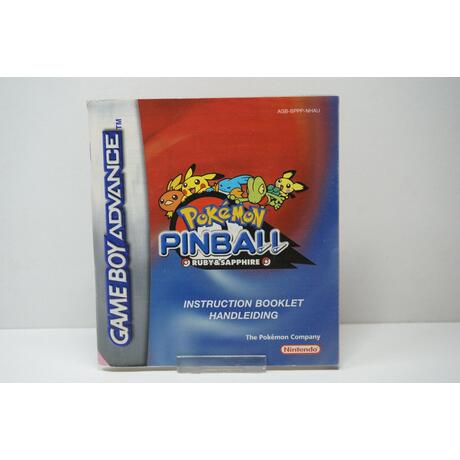 Pokemon Pinball: Ruby & Sapphire NHAU Manual