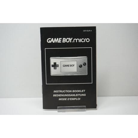 Game Boy Micro EUR-A Manual
