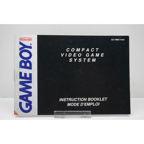 Game Boy Compact Video Game System Manual