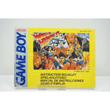 Game Boy World Heroes 2 Manual EUR