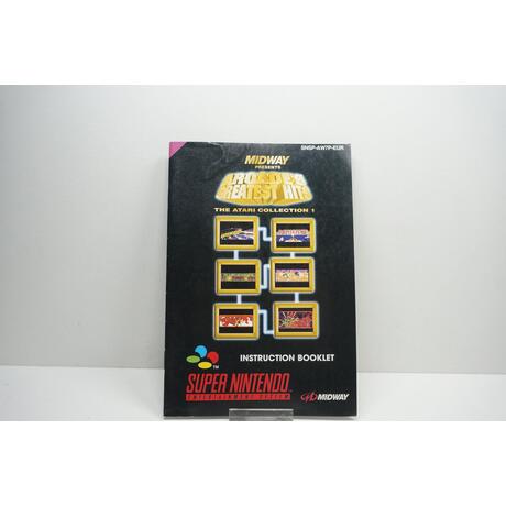 Midway Presents Arcade's Greatest Hits: The Atari Collection 1 EUR Manual
