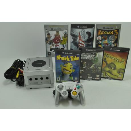 Nintendo GameCube Silver Console Set