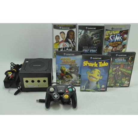 Nintendo GameCube Black Console Set