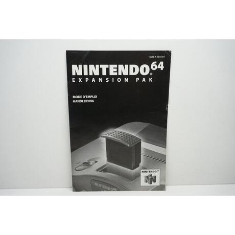 Nintendo 64 Expansion Pak Manual FAH