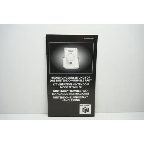 Nintendo 64 Rumble Pak Manual FHEG