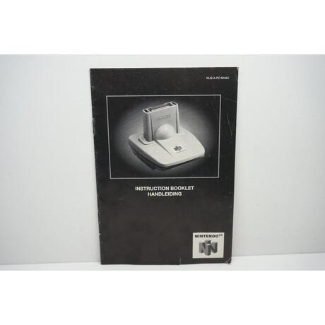 Nintendo 64 Transfer Pak Manual NHAU