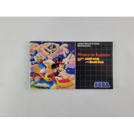 World of Illusion Sega Megadrive Manual