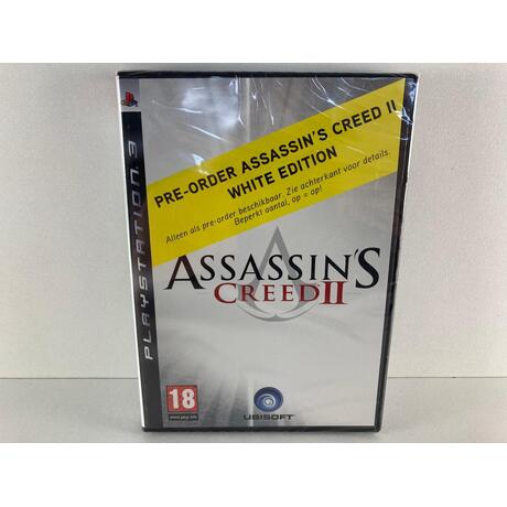 Assassin's Creed II White Edition Pre-Order Case NEW No Game