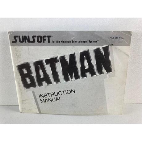 Nes Manual Batman FRA