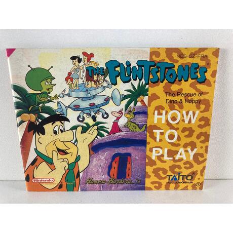 Nes Manual The Flintstones The Resue Of The Dino & Hoppy FRA