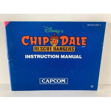 Nes Manual Chip N'Dale Rescue Rangers FRA