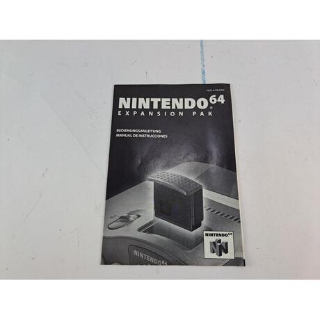 Nintendo 64 Expansion Pak Manual DE
